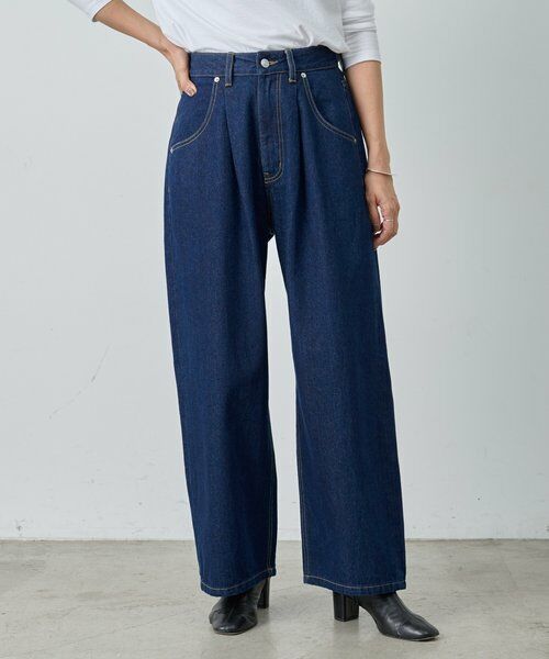 BEARDSLEY / ビアズリー デニムパンツ | 《FRIPIER》バギータックデニム | 詳細8