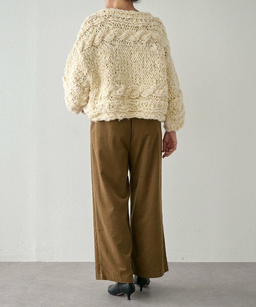 BEARDSLEY / ビアズリー ニット・セーター | 《15 quinze》棒針ケーブルプルオーバー | 詳細12