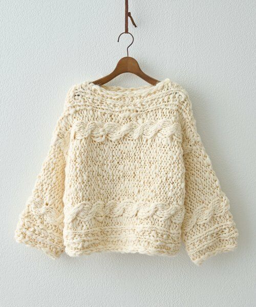 BEARDSLEY / ビアズリー ニット・セーター | 《15 quinze》棒針ケーブルプルオーバー | 詳細17