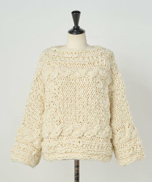 BEARDSLEY / ビアズリー ニット・セーター | 《15 quinze》棒針ケーブルプルオーバー | 詳細18