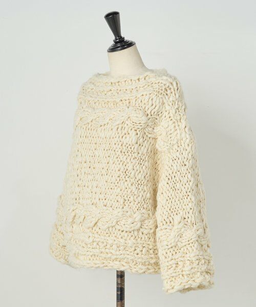 BEARDSLEY / ビアズリー ニット・セーター | 《15 quinze》棒針ケーブルプルオーバー | 詳細19