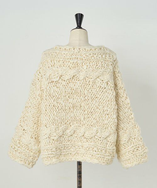 BEARDSLEY / ビアズリー ニット・セーター | 《15 quinze》棒針ケーブルプルオーバー | 詳細21