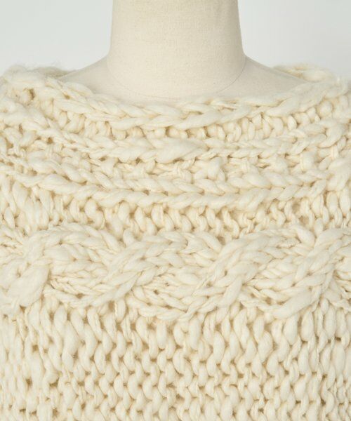 BEARDSLEY / ビアズリー ニット・セーター | 《15 quinze》棒針ケーブルプルオーバー | 詳細23