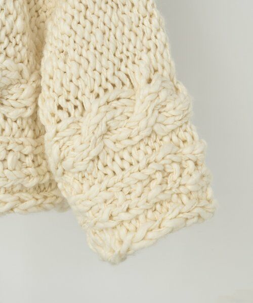 BEARDSLEY / ビアズリー ニット・セーター | 《15 quinze》棒針ケーブルプルオーバー | 詳細24