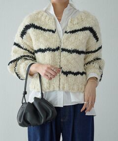 BEARDSLEY / ビアズリー ニット・セーター | 《15 quinze》ロービングボーダー前後ニット