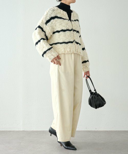 BEARDSLEY / ビアズリー ニット・セーター | 《15 quinze》ロービングボーダー前後ニット | 詳細18