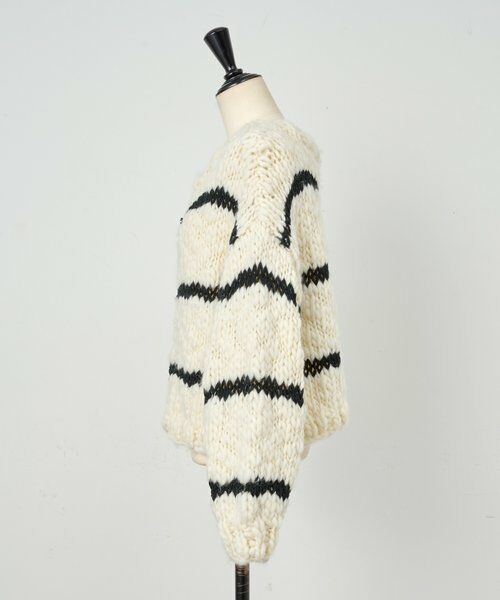 BEARDSLEY / ビアズリー ニット・セーター | 《15 quinze》ロービングボーダー前後ニット | 詳細29