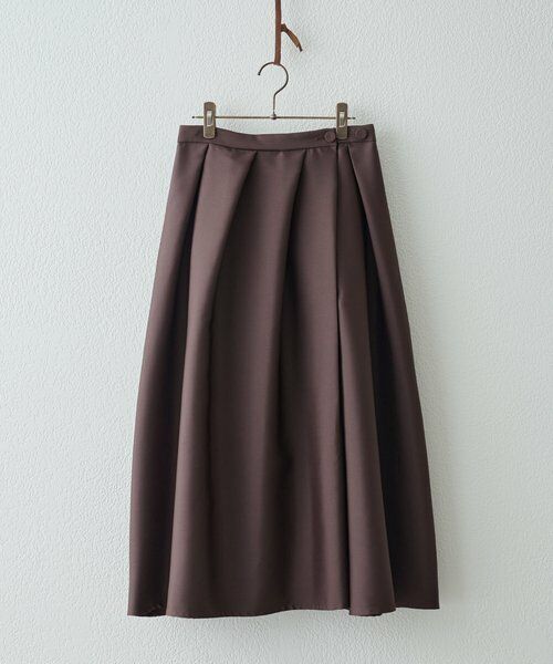 BEARDSLEY / ビアズリー ロング・マキシ丈スカート | 《15 quinze》リバーシブルサテンスカート | 詳細1