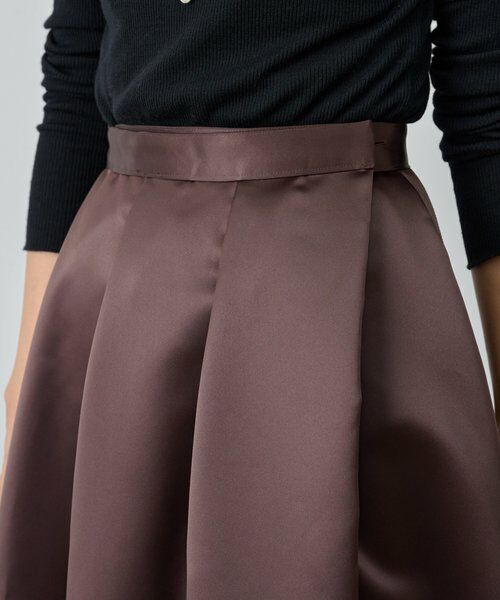 BEARDSLEY / ビアズリー ロング・マキシ丈スカート | 《15 quinze》リバーシブルサテンスカート | 詳細18