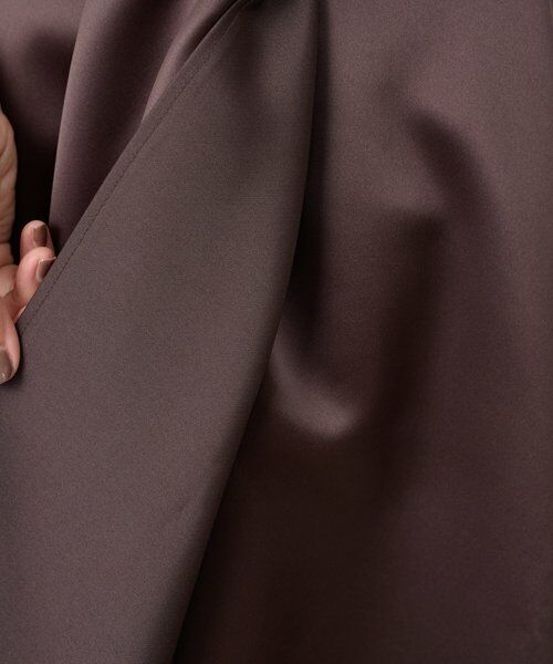 BEARDSLEY / ビアズリー ロング・マキシ丈スカート | 《15 quinze》リバーシブルサテンスカート | 詳細19