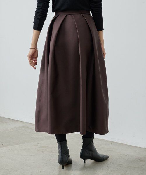BEARDSLEY / ビアズリー ロング・マキシ丈スカート | 《15 quinze》リバーシブルサテンスカート | 詳細6