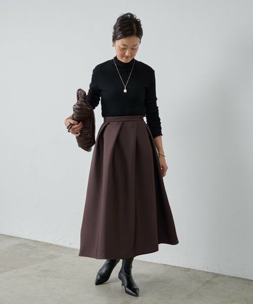 BEARDSLEY / ビアズリー ロング・マキシ丈スカート | 《15 quinze》リバーシブルサテンスカート | 詳細9