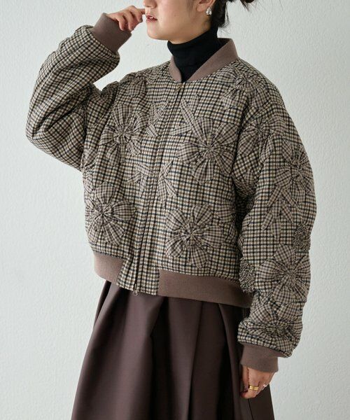 BEARDSLEY / ビアズリー ブルゾン | 《15 quinze》立体刺繍ブルゾン | 詳細24