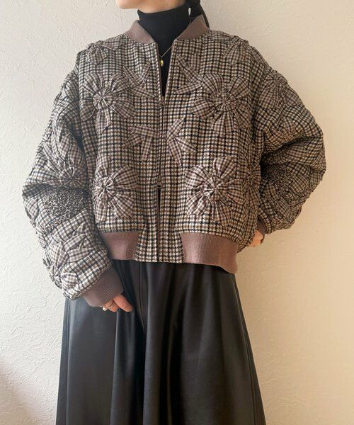 BEARDSLEY / ビアズリー ブルゾン | 《15 quinze》立体刺繍ブルゾン | 詳細8