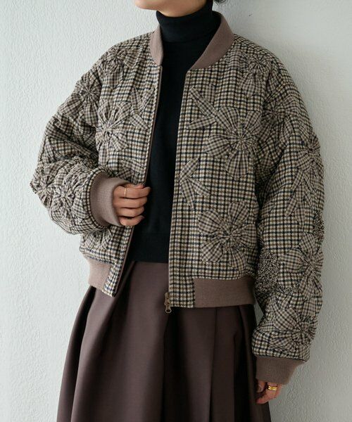 BEARDSLEY / ビアズリー ブルゾン | 《15 quinze》立体刺繍ブルゾン | 詳細9