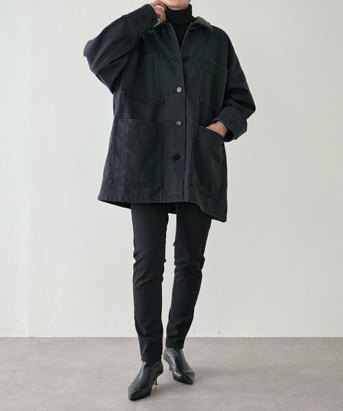 BEARDSLEY / ビアズリー その他アウター | 《15 quinze》レザーコンビワークジャケット | 詳細12