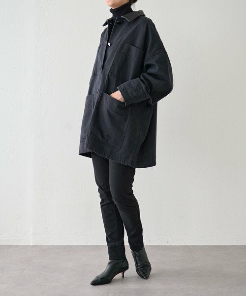 BEARDSLEY / ビアズリー その他アウター | 《15 quinze》レザーコンビワークジャケット | 詳細13