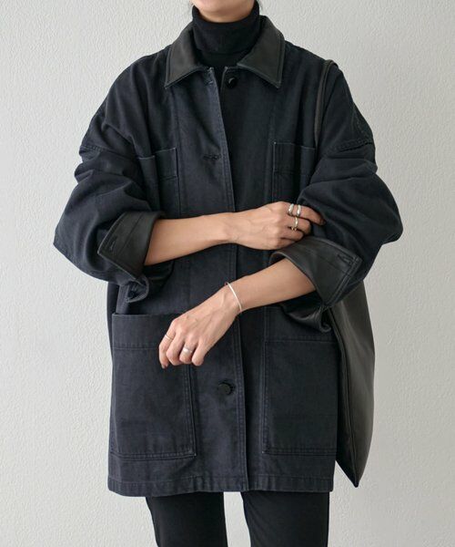 BEARDSLEY / ビアズリー その他アウター | 《15 quinze》レザーコンビワークジャケット | 詳細16