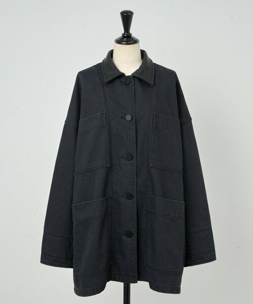 BEARDSLEY / ビアズリー その他アウター | 《15 quinze》レザーコンビワークジャケット | 詳細17