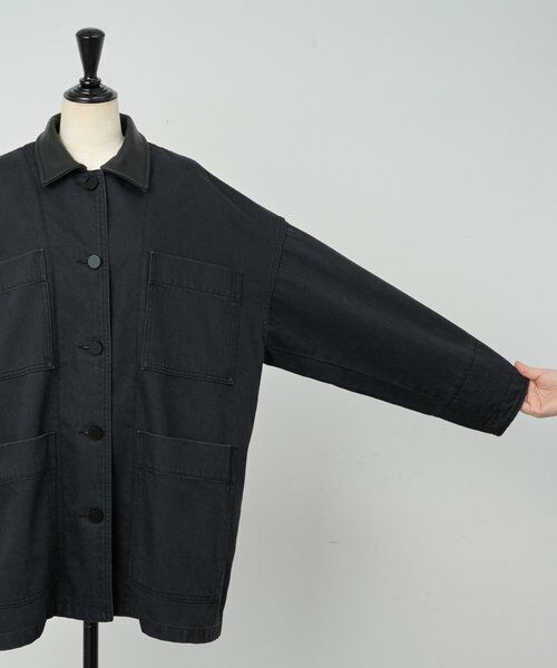 BEARDSLEY / ビアズリー その他アウター | 《15 quinze》レザーコンビワークジャケット | 詳細18