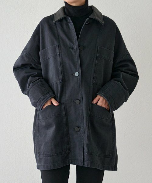 BEARDSLEY / ビアズリー その他アウター | 《15 quinze》レザーコンビワークジャケット | 詳細2