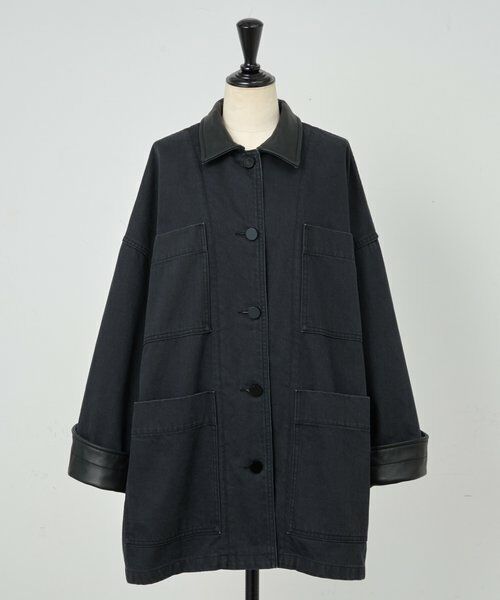 BEARDSLEY / ビアズリー その他アウター | 《15 quinze》レザーコンビワークジャケット | 詳細27