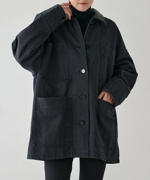 BEARDSLEY / ビアズリー その他アウター | 《15 quinze》レザーコンビワークジャケット | 詳細3