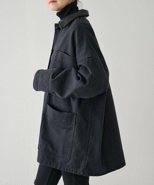 BEARDSLEY / ビアズリー その他アウター | 《15 quinze》レザーコンビワークジャケット | 詳細5