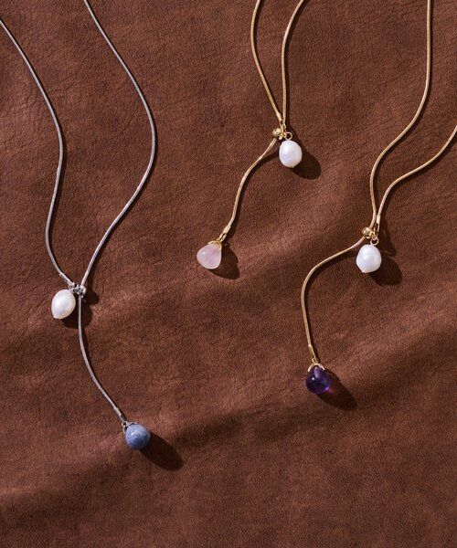 BEARDSLEY / ビアズリー リング | パール付きラリエットネックレス | 詳細1