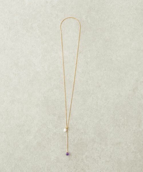 BEARDSLEY / ビアズリー リング | パール付きラリエットネックレス | 詳細10