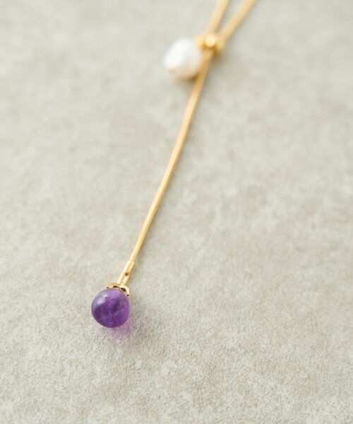 BEARDSLEY / ビアズリー リング | パール付きラリエットネックレス | 詳細11