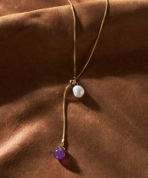 BEARDSLEY / ビアズリー リング | パール付きラリエットネックレス | 詳細14