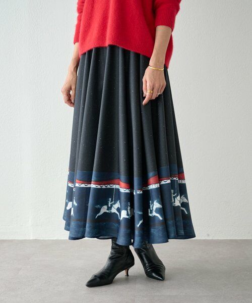 BEARDSLEY / ビアズリー ロング・マキシ丈スカート | メリーゴーランドサークルスカート | 詳細1