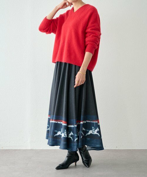 BEARDSLEY / ビアズリー ロング・マキシ丈スカート | メリーゴーランドサークルスカート | 詳細10