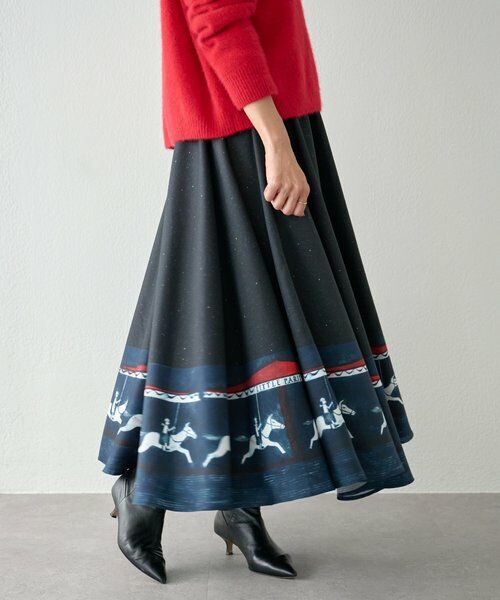 BEARDSLEY / ビアズリー ロング・マキシ丈スカート | メリーゴーランドサークルスカート | 詳細5