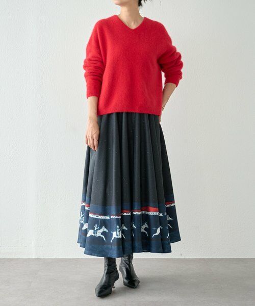 BEARDSLEY / ビアズリー ロング・マキシ丈スカート | メリーゴーランドサークルスカート | 詳細9