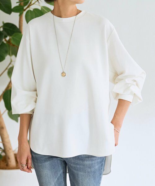 【美品】ビアズリー　リネン半袖ニット　チュチュキャミソール付き　ベージュ 美品】ビアズリー リネン半袖ニット チュチュキャミソール付き