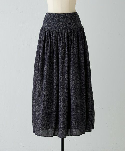 BEARDSLEY / ビアズリー ロング・マキシ丈スカート | リーフプリントスカート | 詳細10