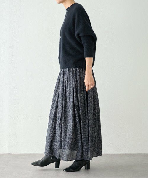 BEARDSLEY / ビアズリー ロング・マキシ丈スカート | リーフプリントスカート | 詳細2