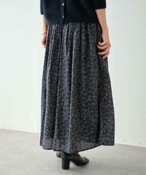 BEARDSLEY / ビアズリー ロング・マキシ丈スカート | リーフプリントスカート | 詳細6