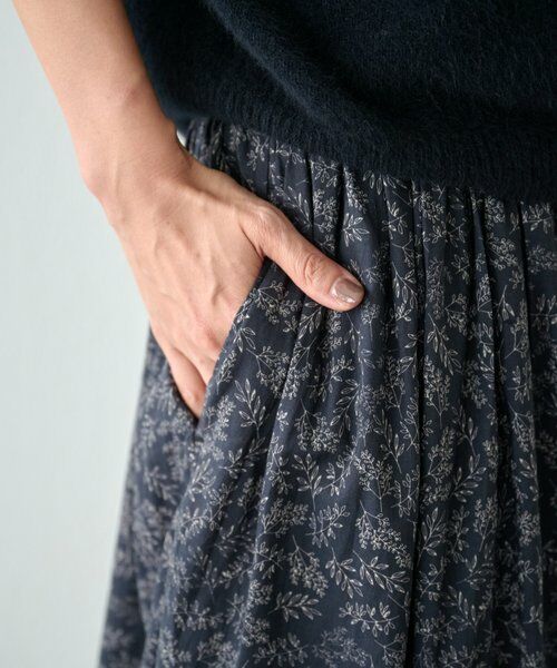 BEARDSLEY / ビアズリー ロング・マキシ丈スカート | リーフプリントスカート | 詳細8