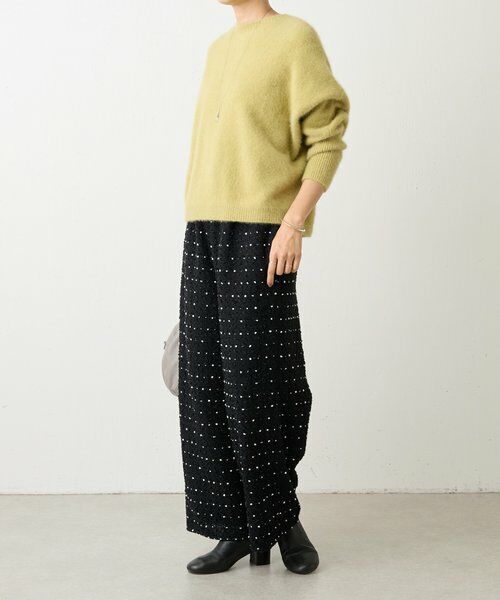 BEARDSLEY / ビアズリー その他パンツ | つぶつぶツイードウエストリブパンツ | 詳細11