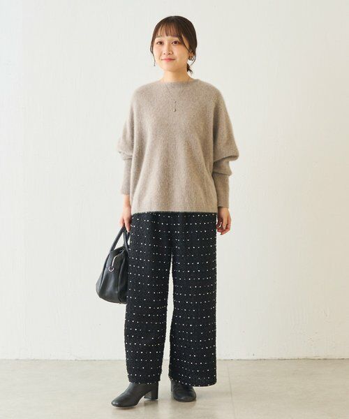 BEARDSLEY / ビアズリー その他パンツ | つぶつぶツイードウエストリブパンツ | 詳細19