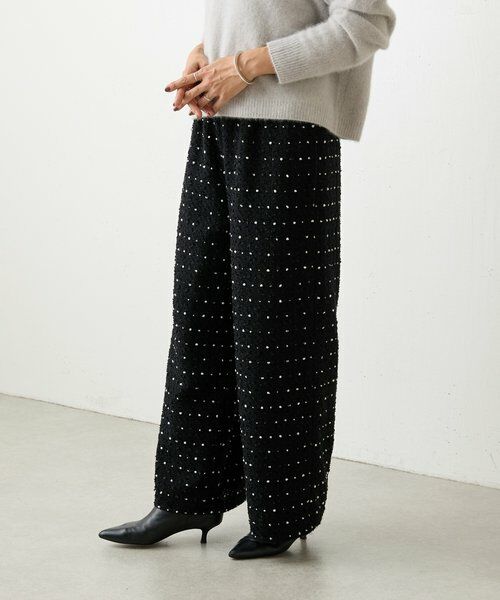 BEARDSLEY / ビアズリー その他パンツ | つぶつぶツイードウエストリブパンツ | 詳細3