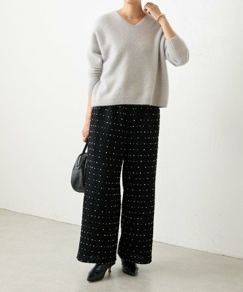 BEARDSLEY / ビアズリー その他パンツ | つぶつぶツイードウエストリブパンツ | 詳細7