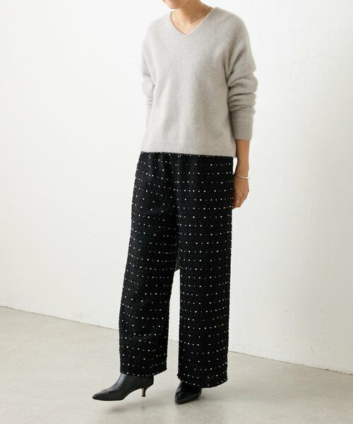BEARDSLEY / ビアズリー その他パンツ | つぶつぶツイードウエストリブパンツ | 詳細8
