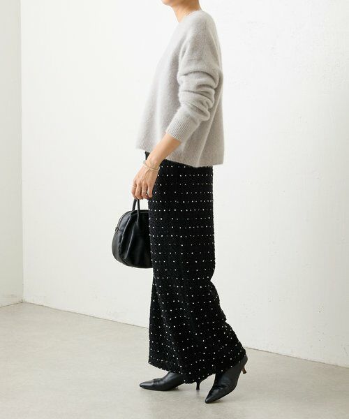 BEARDSLEY / ビアズリー その他パンツ | つぶつぶツイードウエストリブパンツ | 詳細9