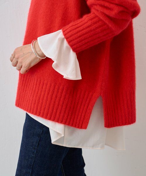 BEARDSLEY / ビアズリー シャツ・ブラウス | フリルカフス後ろドレープTブラウス | 詳細21