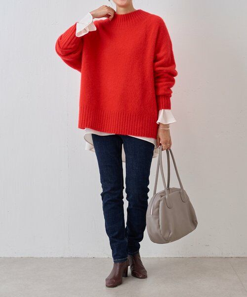 BEARDSLEY / ビアズリー シャツ・ブラウス | フリルカフス後ろドレープTブラウス | 詳細26