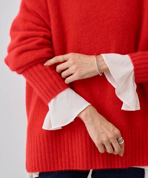 BEARDSLEY / ビアズリー シャツ・ブラウス | フリルカフス後ろドレープTブラウス | 詳細28